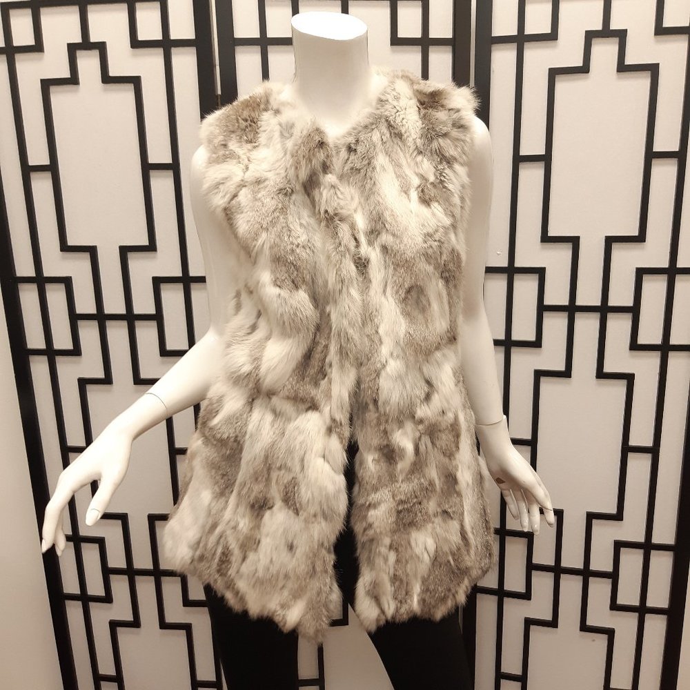 Love Token Real Rabbit Fur Vest 😻